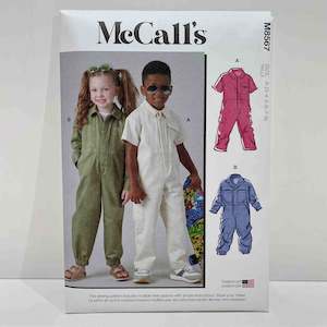 Mccalls Patterns New Arrivals: M8567 Children's Jumpsuit