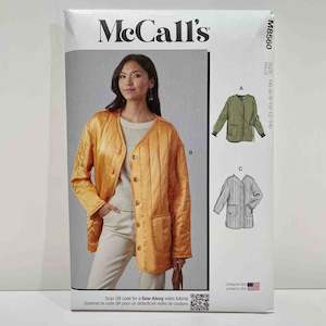 Mccalls Patterns New Arrivals: M8560 Misses Quilted Jacket