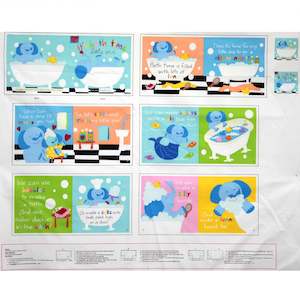 It's Bath Time Little One - Book Panel