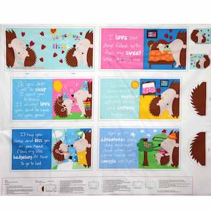 Hedge-Hugs & Kisses - Book Panel