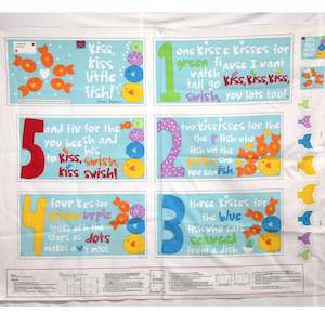 Kiss Kiss Little Fish Book Panel