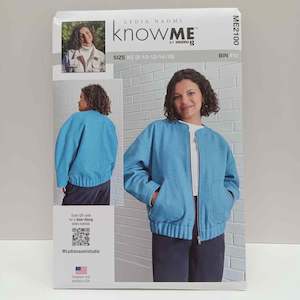 Mccalls Patterns Jackets: ME2100 Misses Bomber Jacket