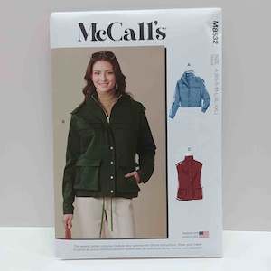 Mccalls Patterns Jackets: M8532 Misses Jackets and Vest