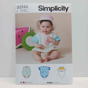 S3144 Babies Bodysuit and Hat