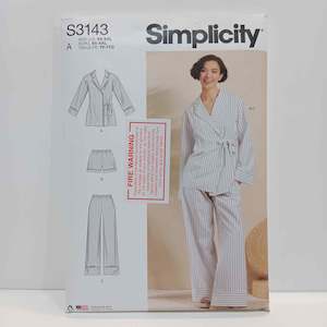 Simplicity Patterns New Releases: S3143 Misses Pajamas