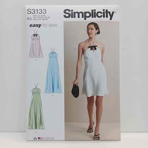 Simplicity Patterns New Releases: S3133 Misses Halter Dress
