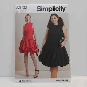 Simplicity Patterns New Releases: S3132 Misses and Women's Dress