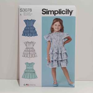 Simplicity Patterns Children: S3078 Children's Dresses
