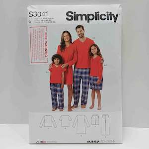 S3041 Children and Adult Knit Sleepwear
