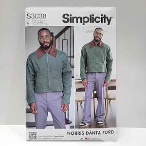 Simplicity Patterns Mens: S3038 Men's Jacket