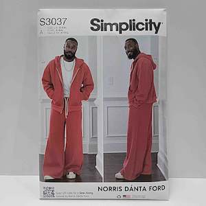Simplicity Patterns Mens: S3037 Men's Sweatshirt and Sweatpants