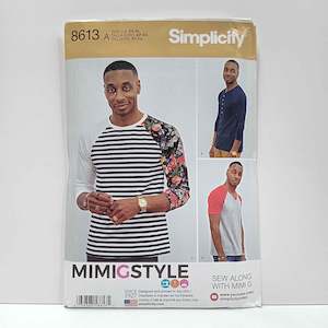 Simplicity Patterns Mens: S8613 Men's Knit Top