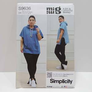 Simplicity Patterns Pants: S9636 Misses Hoodie and Leggings