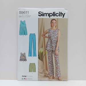 Simplicity Patterns Pants: S9611 Misses Tunic, Pants and Shorts