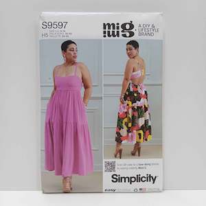 Simplicity Patterns Mimi G Style: S9597 Misses Dress and Jumpsuit