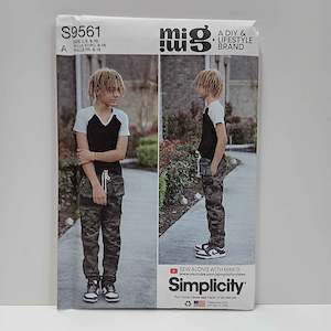 Simplicity Patterns Mimi G Style: S9561 Boys Tops, Pants and Shorts