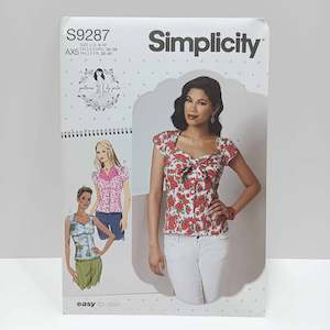 Simplicity Patterns Gertie: S9287 Misses Blouses