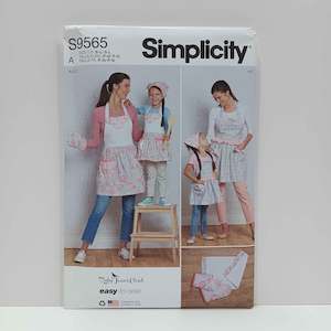 Simplicity Patterns Crafts Homewear: S9565 Childrens and Misses Aprons