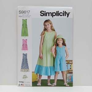 S9617 Childrens and Girls Jumpsuit, Dress