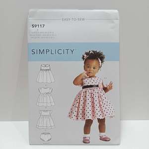 Simplicity Patterns Crafts Accessories: S9117 Babies Dresses