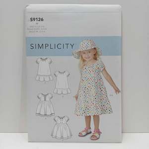 Simplicity Patterns Crafts Accessories: S9126 Toddlers Dresses