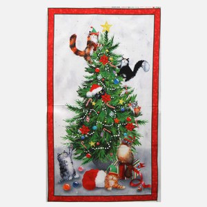 Meowy Christmas Panel