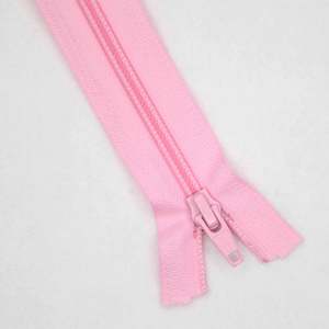 Haberdashery: Zips - Open Ended - Pink