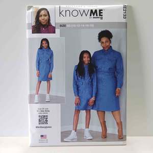 Mccalls Sewing Patterns: ME2133 Girls and Misses Denim Dress