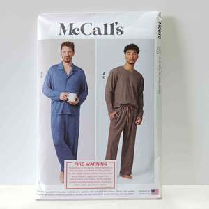 Mccalls Patterns New Arrivals: M8616 Men's Pyjamas
