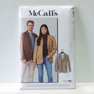 Mccalls Patterns New Arrivals: M8614 Unisex Blazer