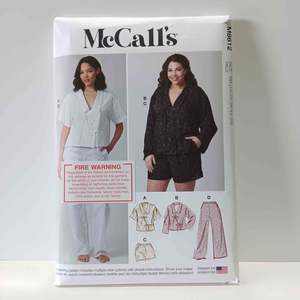 M8612 Misses and Women's Pajamas