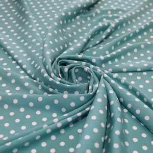 Fabric New Arrivals: Printed Rayon Spot - Green