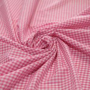 Fabric New Arrivals: Cotton Gingham 5mm Pink