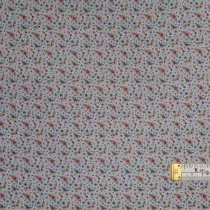 Craft Cotton Fabrics: Fairy Garden - Flower Field Blue