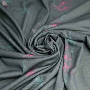 Fabric: Teal Printed Merino