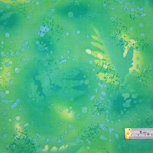 Craft Cotton Fabrics: Fossil Fern - Grass Green