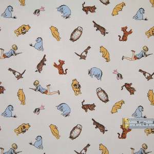 Craft Cotton Fabrics: Winnie the Pooh - Miniatures