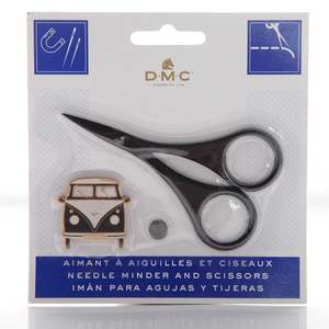 Needle Minder and Scissors - Black