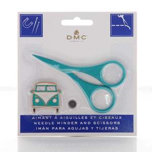 Scissors: Needle Minder and Scissors - Aqua