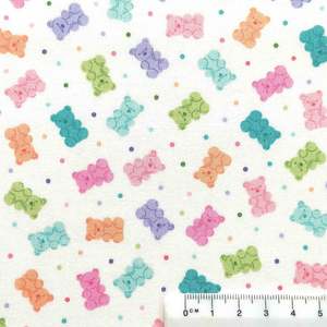 Craft Cotton Fabrics: Sweet Shoppe - Gummy Bears