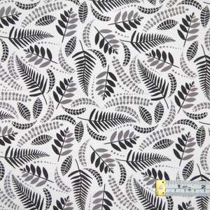Fern Forest - Black/White/Grey
