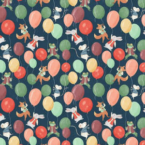 Craft Cotton Fabrics: Musical Willow - Balloons