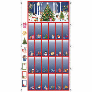 Woodland Christmas Advent Panel