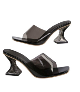 Curvy Soles Stella - Crystal Heels