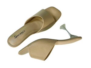 Curvy Soles: Curvy Soles Gwen - Crystal Heels