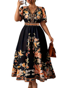 Plus Size Lauren - Long Dress