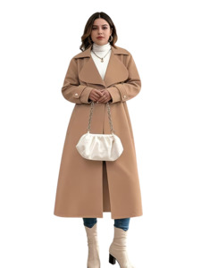 Plus Size Outerwear Linda - Wool Like Coat