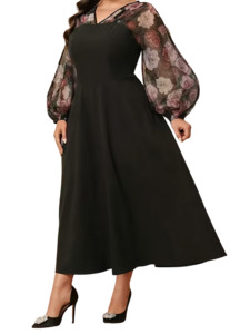 Womens Plus Size Clothing: Plus Size Dress Ane - Ball Dress