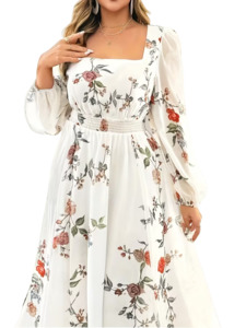 Womens Plus Size Clothing: Plus Size Dress Sangeetha - Ball Dress