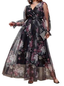 Ball Dresses: Plus Size Dress Criselda - Ball Dress